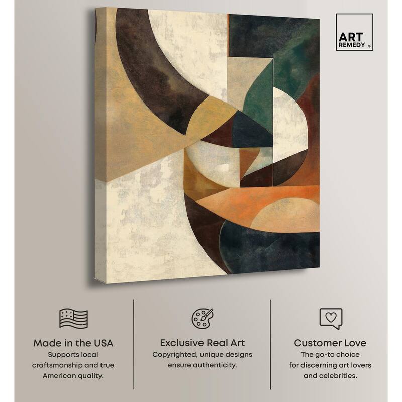 Intersecting Planes Canvas by Art Remedy, Gallery Wrapped