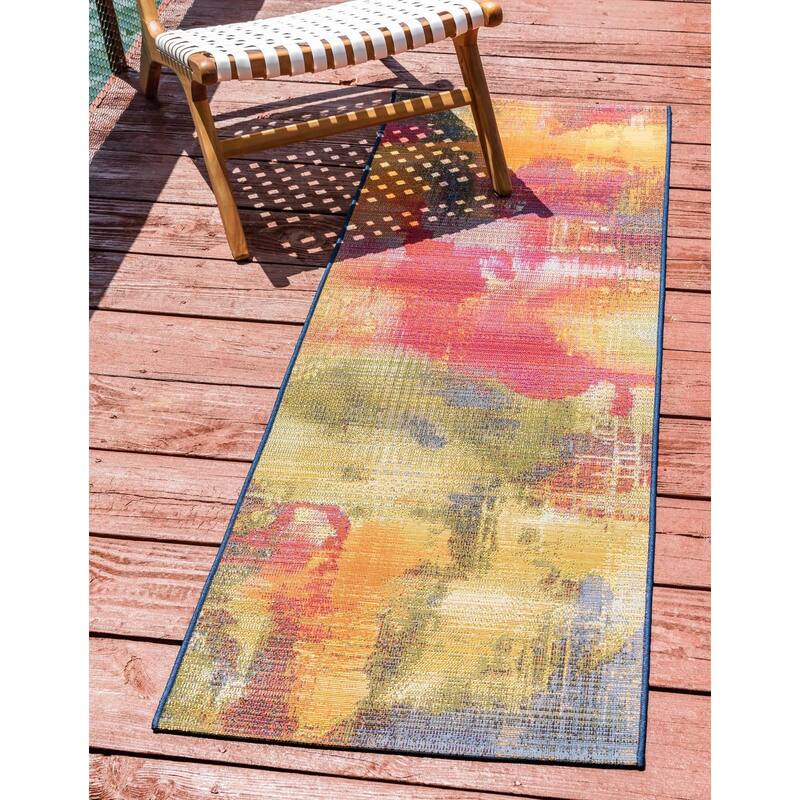 Outdoor Ucul Collection Area Rug - Multi - 2'7"x5'3"