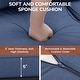 preview thumbnail 24 of 33, 3-Seater Outdoor Couch with Plush Cushions, Broad Armrests and Contoured Backrests