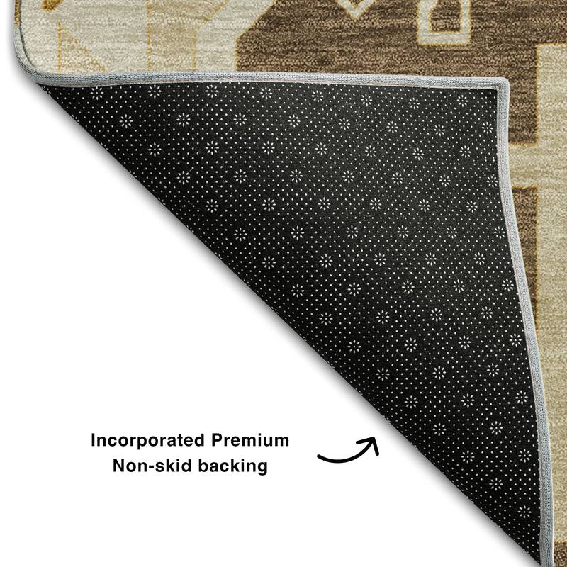 Premium Washable Super Soft Boho Global Aniston Mayfield Rug