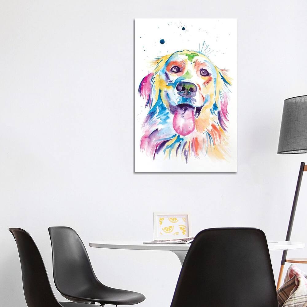 iCanvas "Watercolor Golden Retriever" by Jennifer Seeley Canvas Print