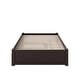 preview thumbnail 7 of 7, Concord Full Platform Bed with Twin Trundle in Espresso