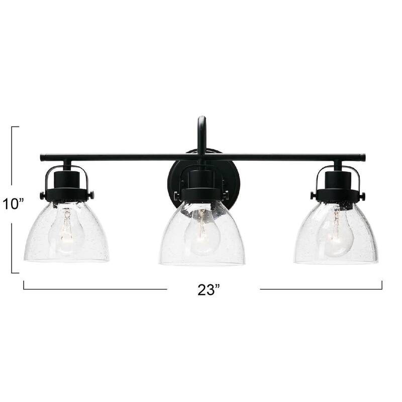 Robert Stevenson Lighting Avalon - Metal and Glass Vanity Light