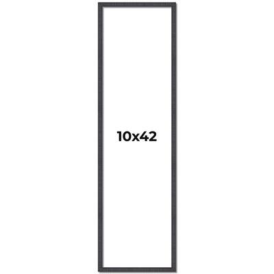 10x42 Frame Brown Solid Wood Picture Frame - Complete Modern Photo