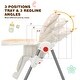 preview thumbnail 5 of 35, Babyjoy Folding High Chair Baby Dining Chair with 6-Level Height - See Details