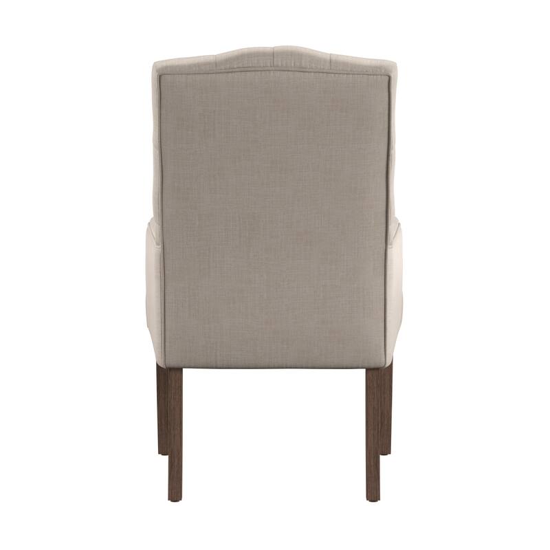 Benchwright Premium Tufted Dining Arm Chair by iNSPIRE Q Artisan