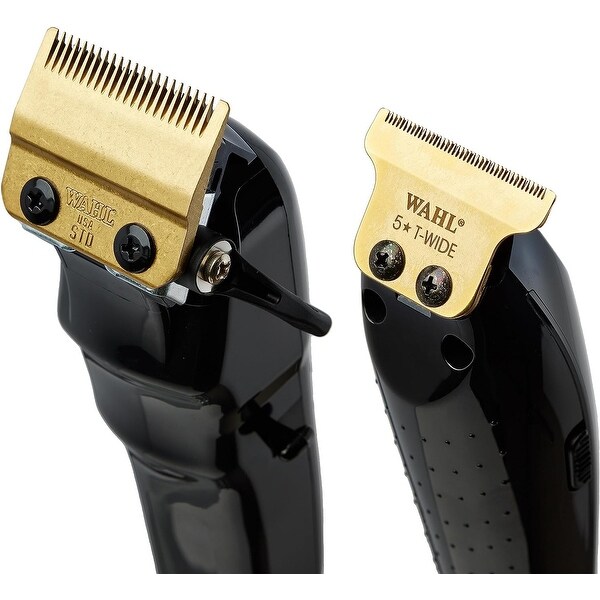 WAHL MagicClip&Detailerバリカンブラック@Ⅲ86/6㊹ Wahl 5-Star Black/Gold Cordless Barber Combo – Cordless
