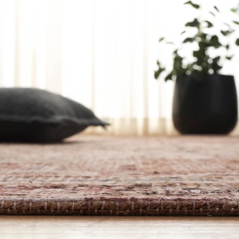 SAFAVIEH Handmade Saffron Clarita Jute & Chenille Rug