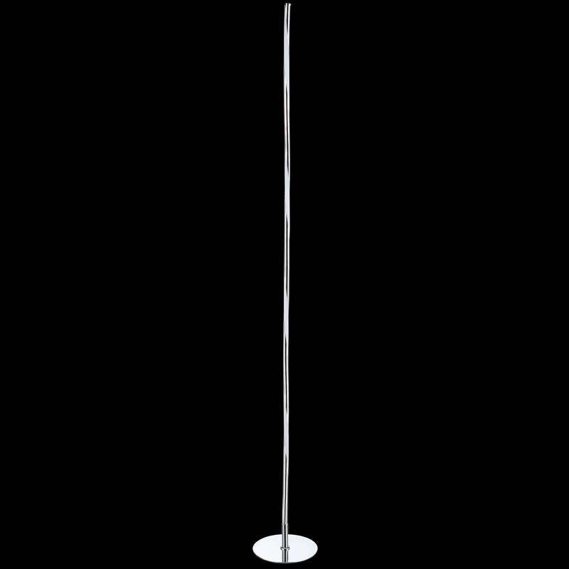 Iris 63.75" LED Integrated Floor Lamp, Chrome by JONATHAN Y