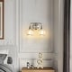 preview thumbnail 91 of 151, Modern Vanity Lights Dimmable Bathroom Light Fixtures with Glass Shade
