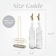 preview thumbnail 10 of 196, COOK WITH COLOR Glass Olive Oil Bottle Dispenser - 2 Pack- 17oz Oil and Vinegar Carafe Decanter