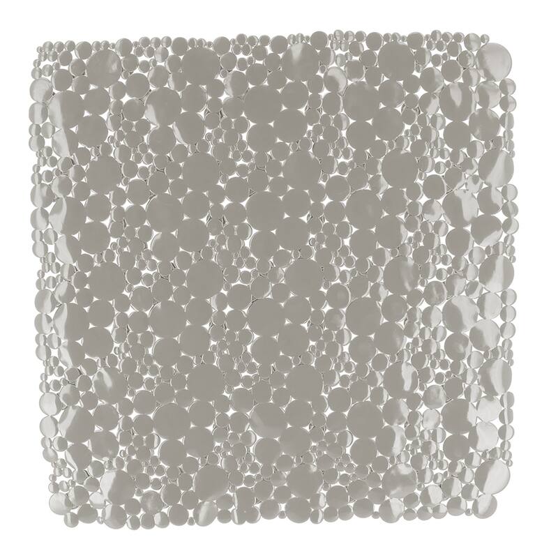 Bubbles Non-Slip Square Shower Mat 20 L X 20 W