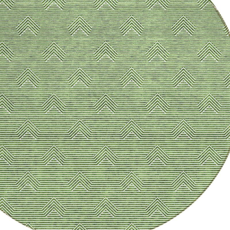HomeRoots Geometric Transitional Rectangle Outdoor Rug