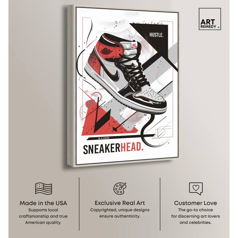Stylish Sneakerhead Canvas by Art Remedy