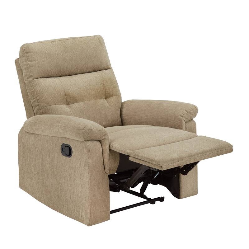 Lufkin Chenille Fabric Manual Recliner by iNSPIRE Q Classic