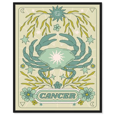 Cancer Stars Card Canvas by Art Remedy