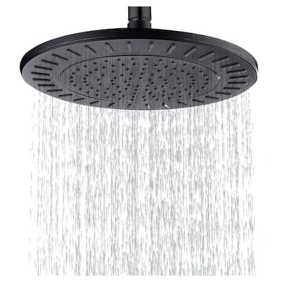 BRIGHT SHOWERS Rain Shower Head, High Pressure Waterfall Showerhead with Adjustable Angle Luxury Bathroom Overhead Shower