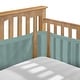 preview thumbnail 9 of 9, BreathableBaby Breathable Mesh Liner for Full-Size Cribs, Deluxe 4mm Mesh (Size 4FS Covers 3 or 4 Sides) - N/A Green Seaglass