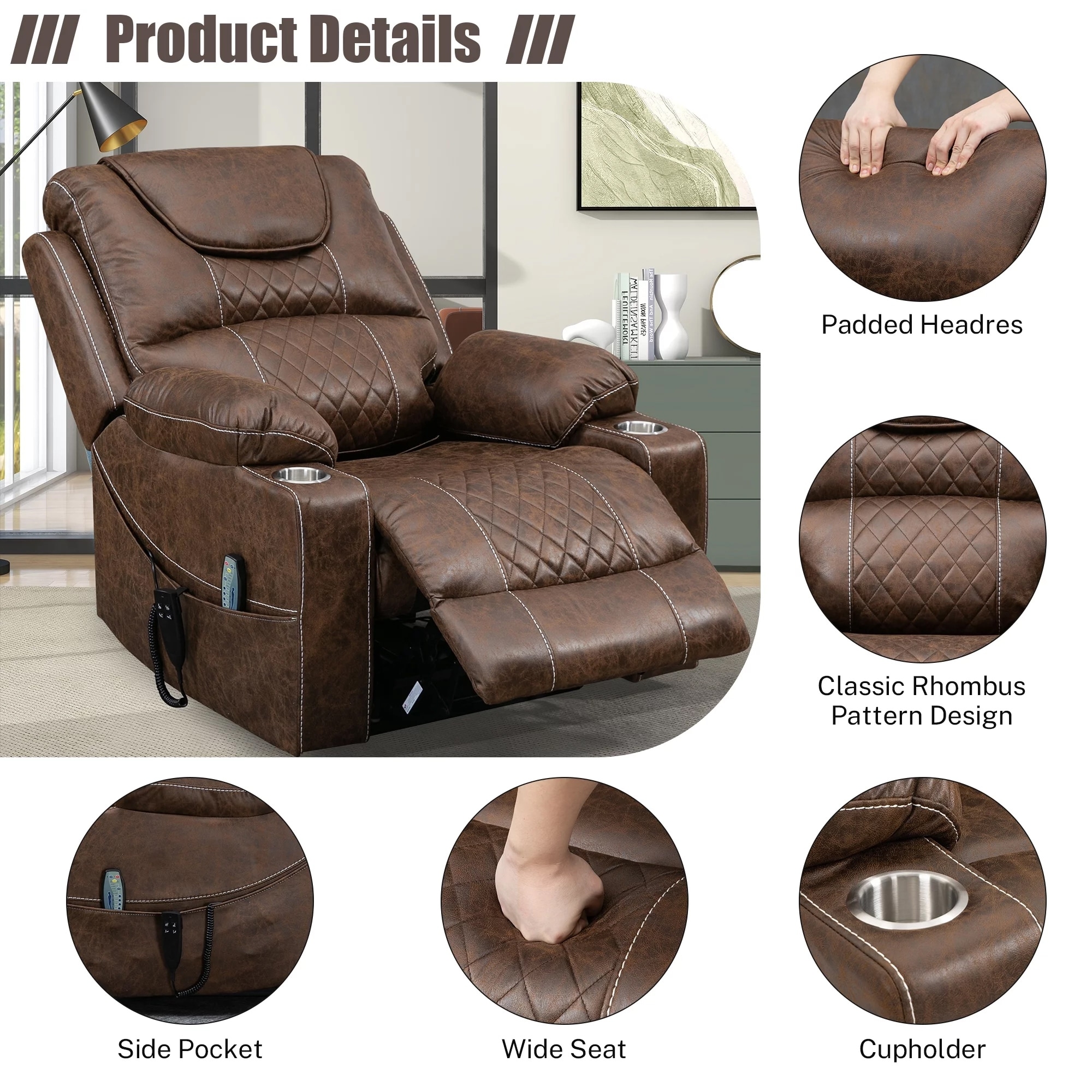Lift recliners for over 400 hotsell lbs