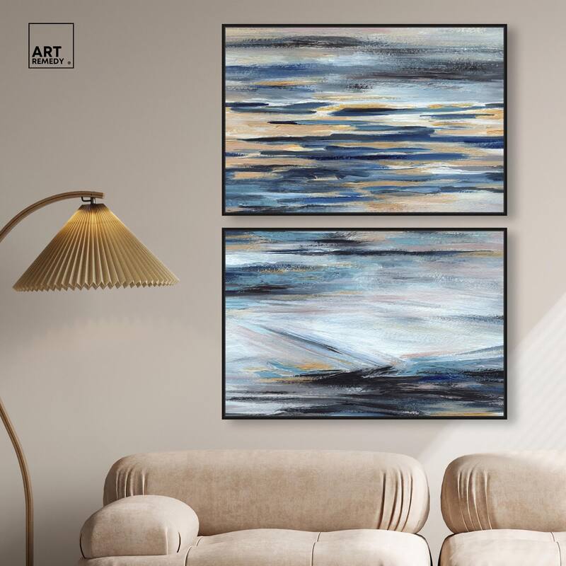 Endless Sea Canvas Set of 2 by Art Remedy