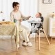 preview thumbnail 20 of 35, Costway 6-in-1 Convertible Wooden Baby Highchair Infant Feeding Chair - See Details