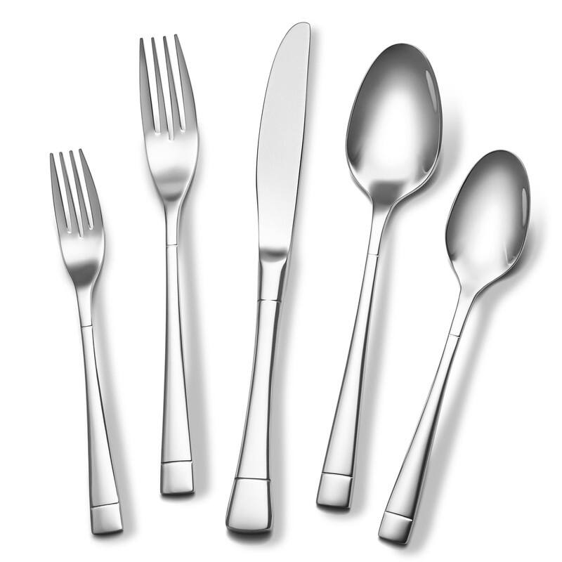 20/40 Heavy Duty Silverware Set, Stainless Steel Flatware Set - Silver - Service for 4 - 20