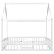 preview thumbnail 26 of 27, Distressed Washed Design Full Size Wood House Bed