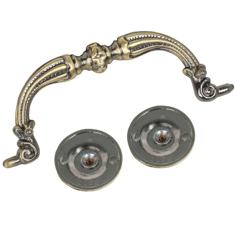 Utopia Alley Medici Drop Pull - Decorative Cabinet Drop Pull Handles for Cabinets, 3.78" Center To Center