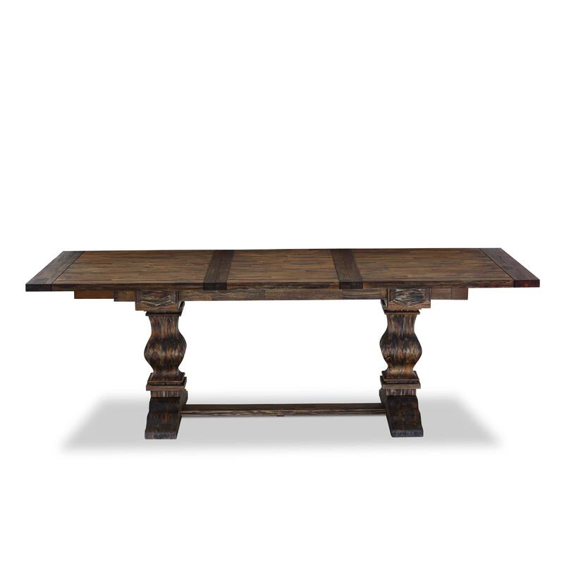East West Furniture Dining Room Set- a Wooden Table and Light Beige Linen Fabric Dining Chairs, (Pieces & Finish Options)