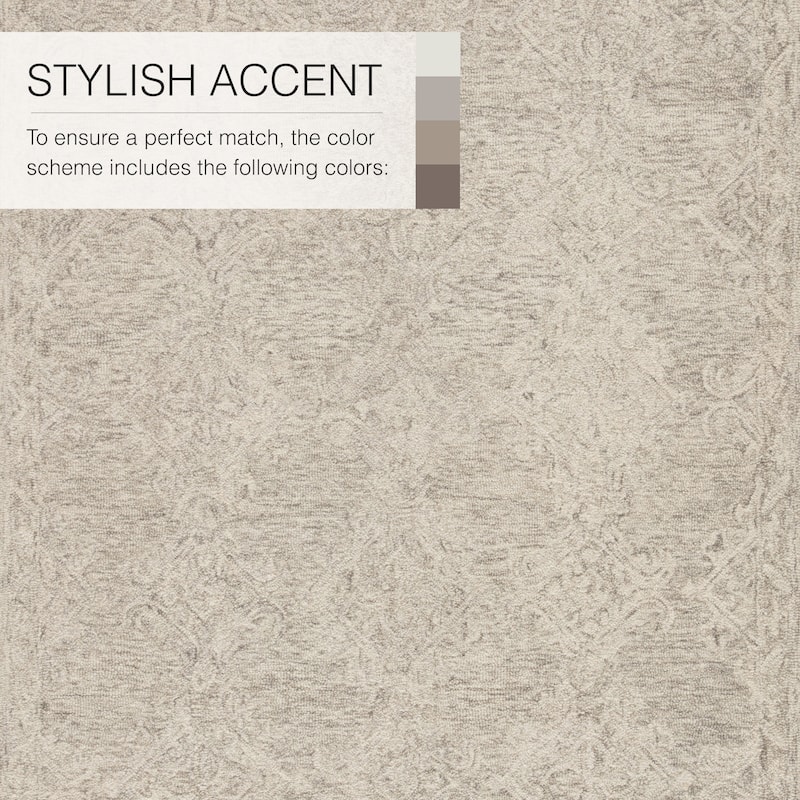 Prisha Handmade Trellis Area Rug