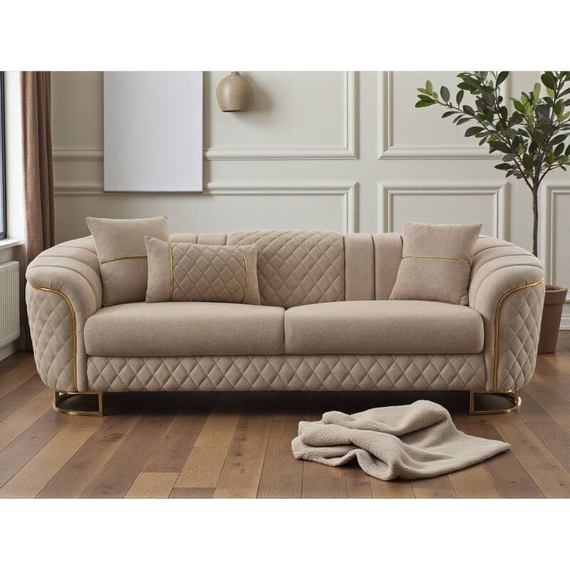 SOLV 3 Pieces Living Room Sets 1 Sofa 2 Chair