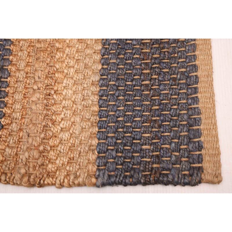 ECARPETGALLERY Flat-Weave Palas Denizli Tan Jute Rug - 5'6 x 7'8