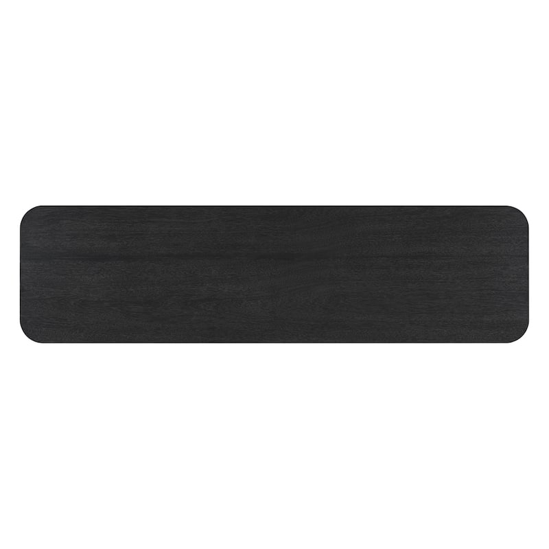 Elegant Minimalist Console Table with Curved Corners