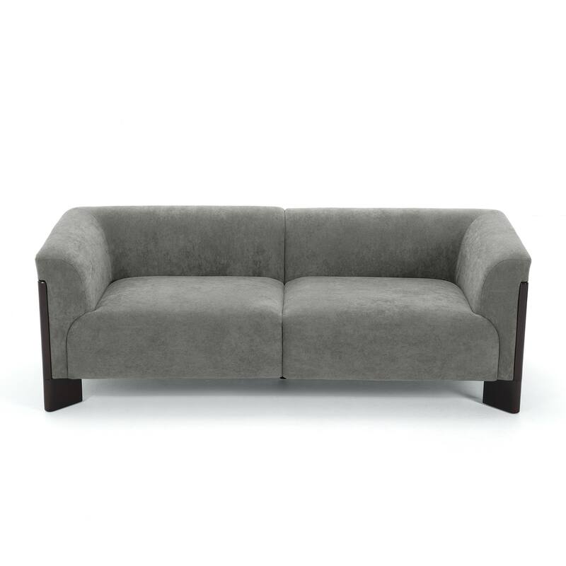 81" Modern Deep Seat Tuxedo Arms Sofa for Living Room