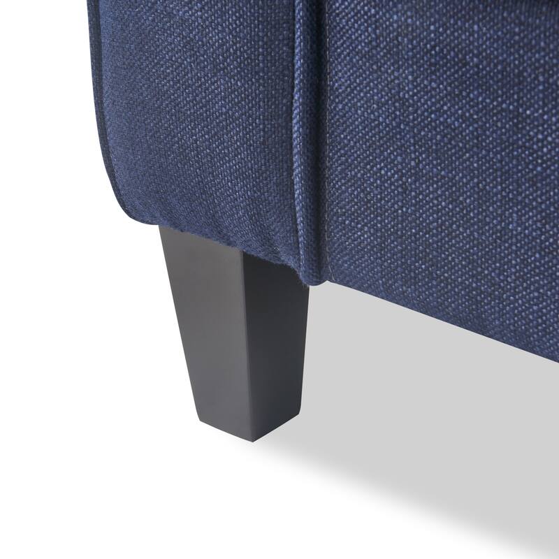 Serta Copenhagen 61" Loveseat for Two People, Pillowed Back Cushions and Rounded Arms, Durable Modern Upholstered Fabric