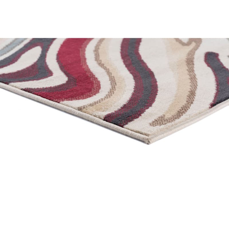 Lagoon Modern & Contemporary Abstract Indoor Area Rug