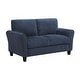 preview thumbnail 23 of 49, Fremont & Park Diboli Chenille 3-Piece Living Room Set - Wood Finish Exposed Feet