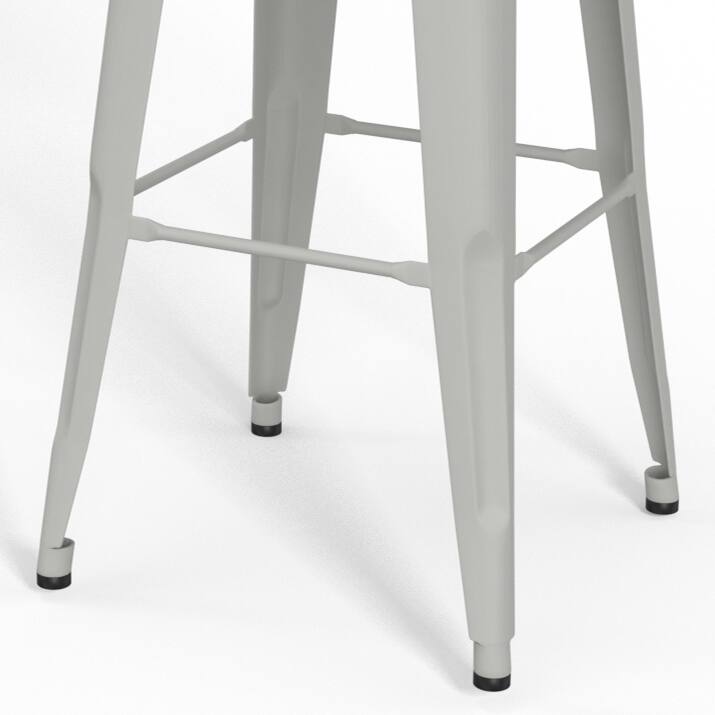 WYNDENHALL Freya Industrial Metal Stool (Set of 2)