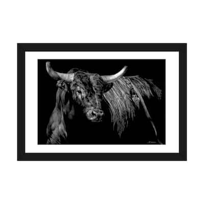 iCanvas "Brindle Rodeo Bull" by Julie T. Chapman