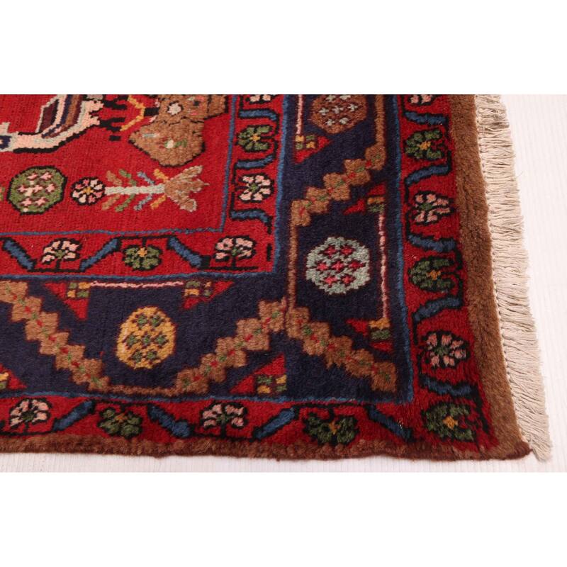 ECARPETGALLERY Hand-knotted Anatolian Vintage Brown Wool Rug - 4'11 x 9'2