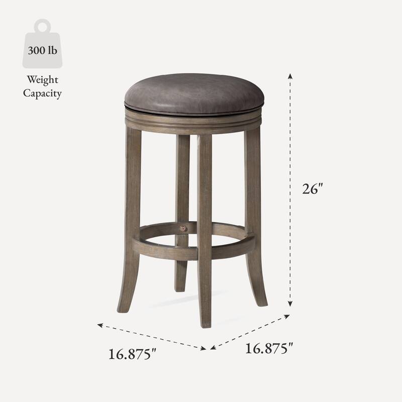 Maven Lane 26" Eva Swivel Counter Height Kitchen Stool - N/A