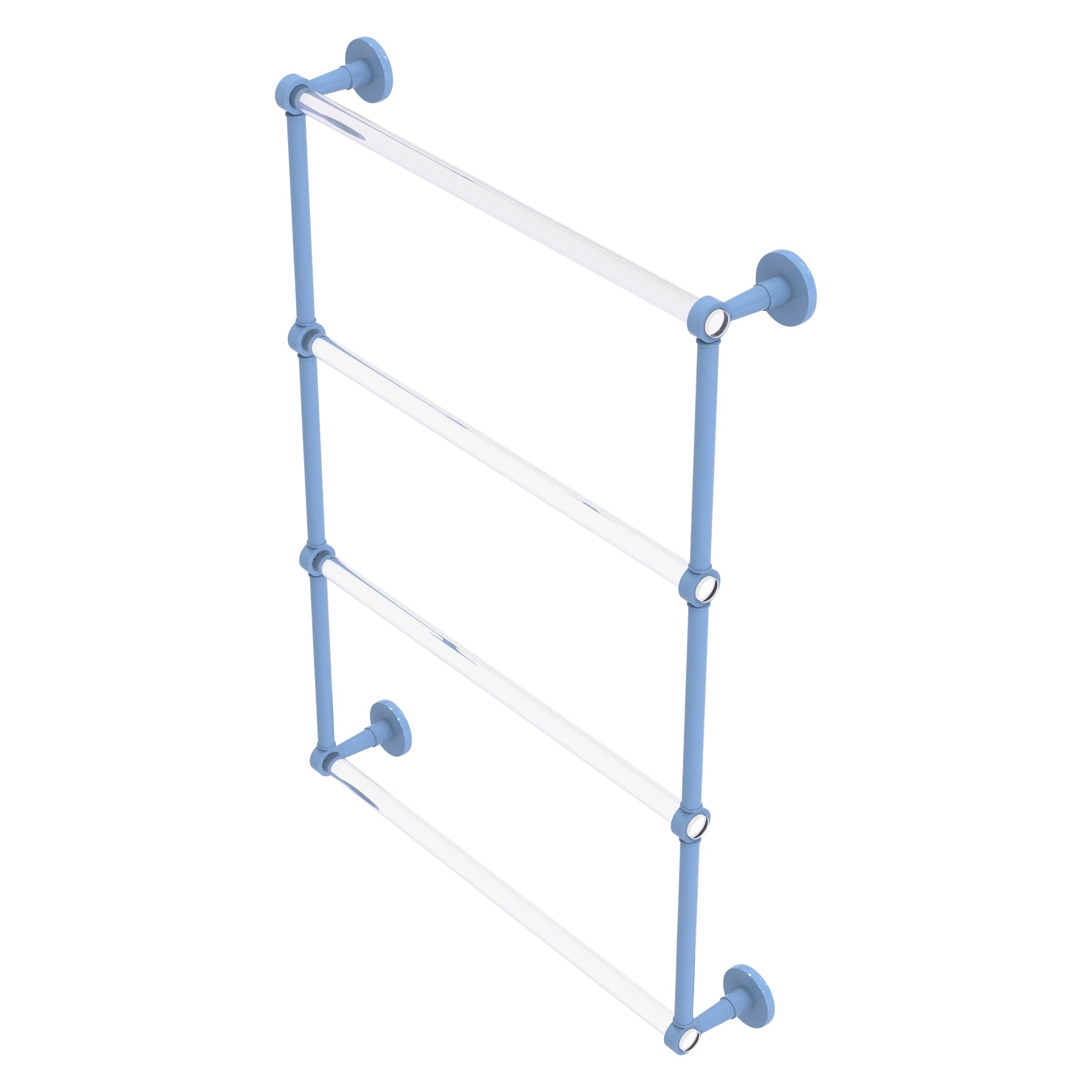 Allied Brass Clearview Collection 4 Tier 24 Inch Ladder Towel Bar