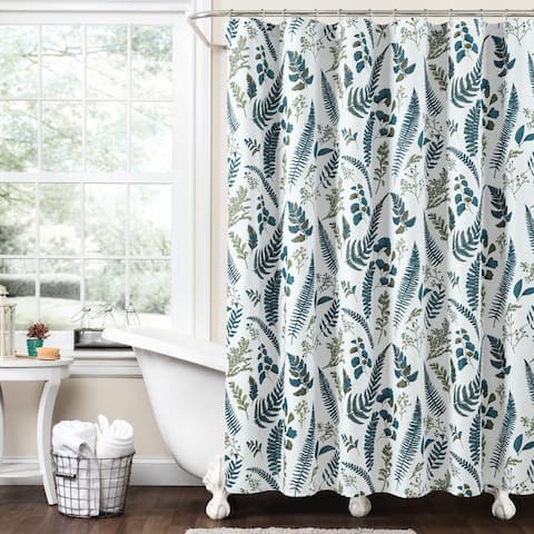 Lush Decor Devonia Allover Shower Curtain