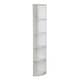 preview thumbnail 32 of 104, Q-Max 5-tier Wood Display Corner Bookcase