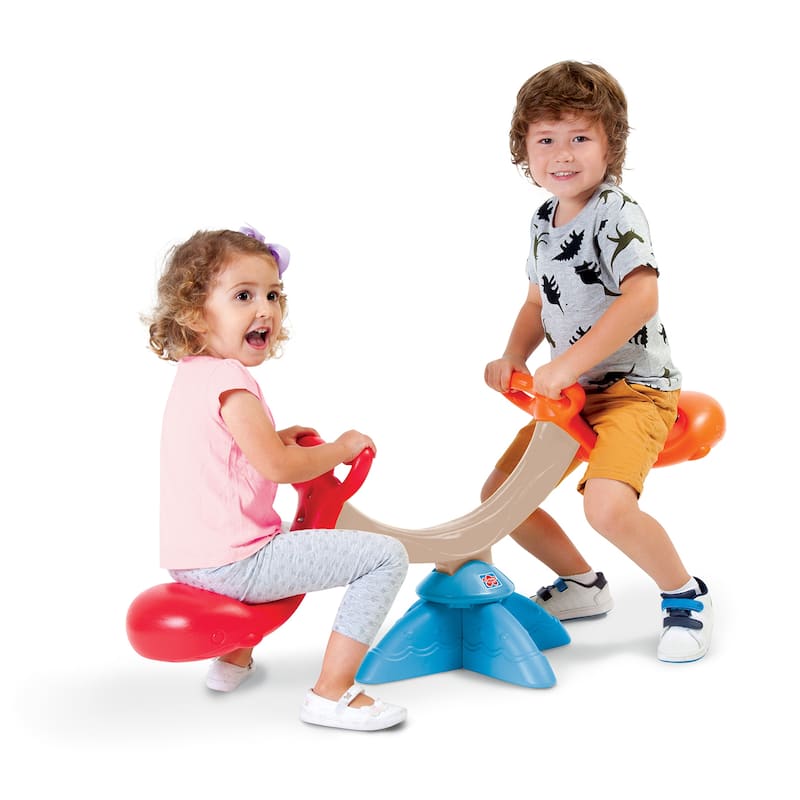 Happy Whale Seesaw with rotation - 42"Lx16"Wx21"H