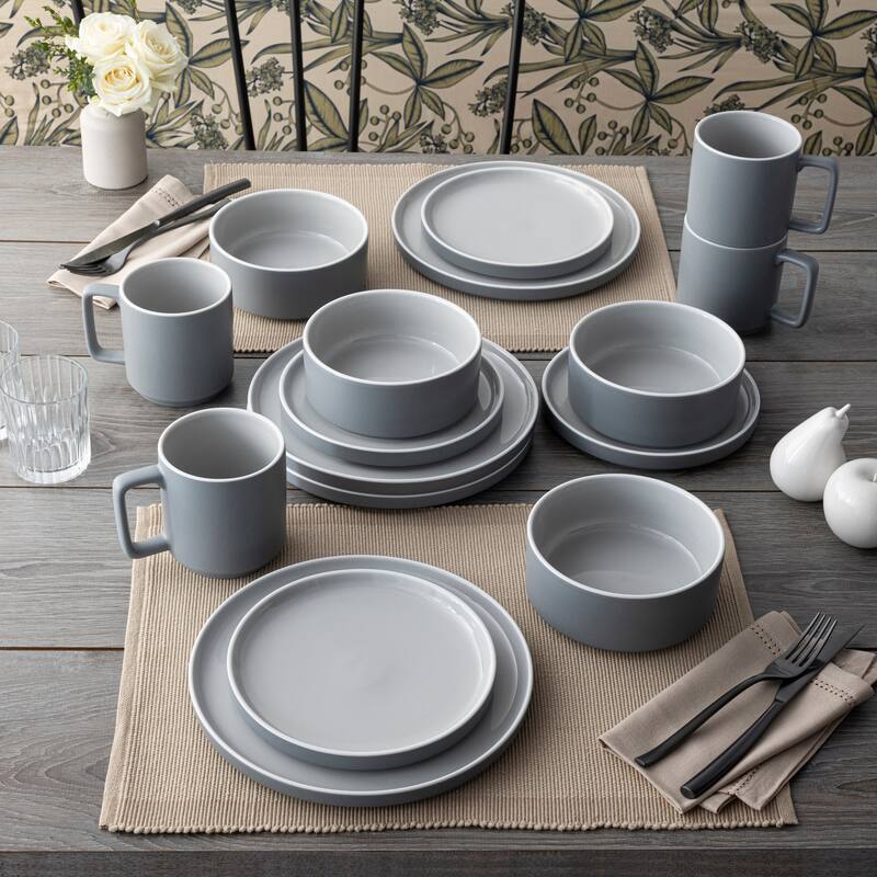 Noritake ColorTrio 4-Piece Stax Place Setting, Service for 1