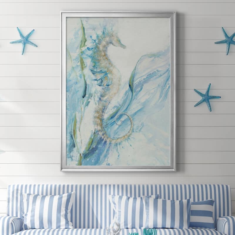 New Seahorse Premium Framed Canvas - Ready to Hang