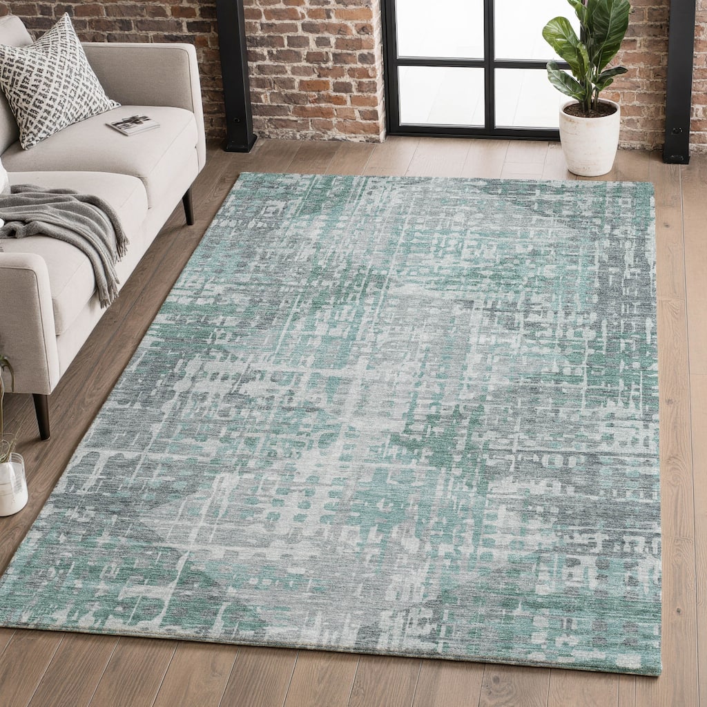 Premium Washable Super Soft Modern Diamonds Mayfield Rug