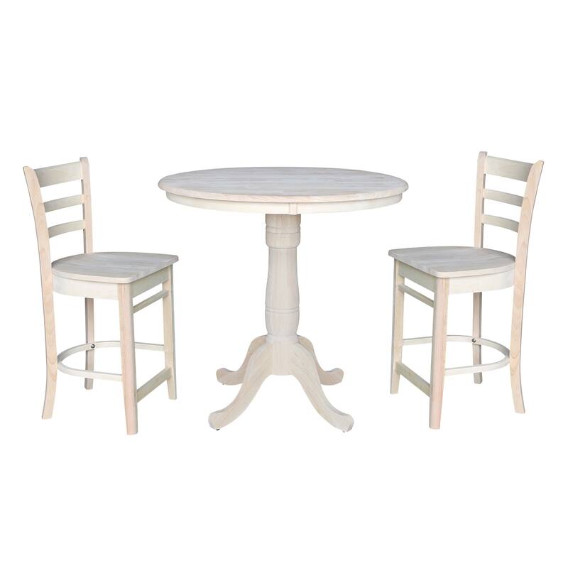 36" Round Pedestal Table with Chairs