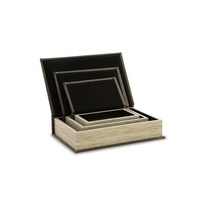 Signature Design by Ashley Jolina Box Set (Set of 3) - 13"W x 8.7"D x 2.8"H
